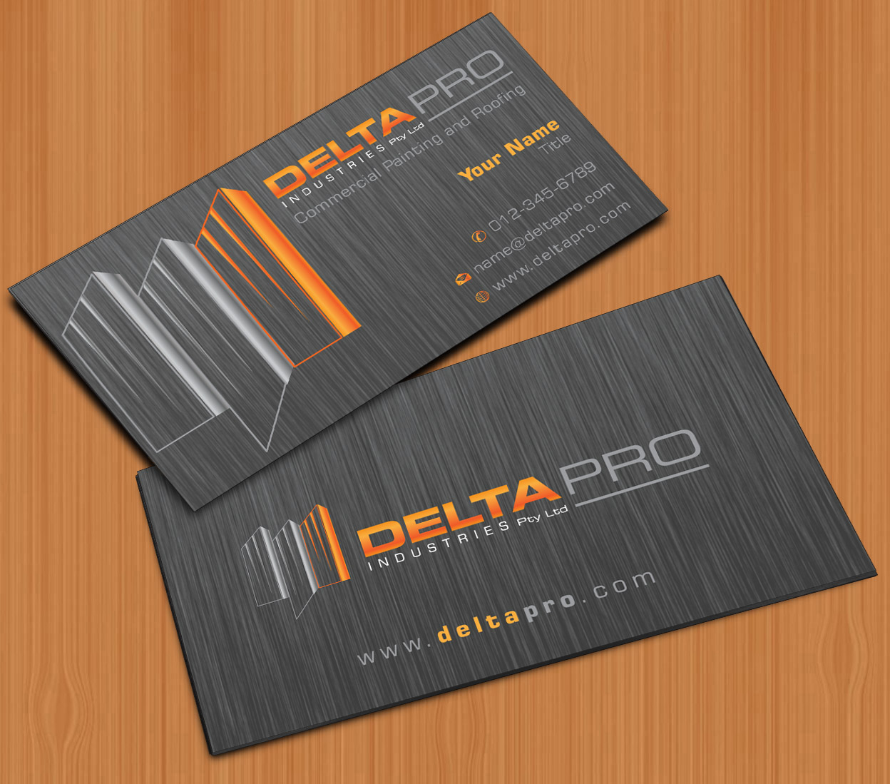 Business Card Design by Sbss for Delta Pro Industries Pty Ltd | Design #1724067