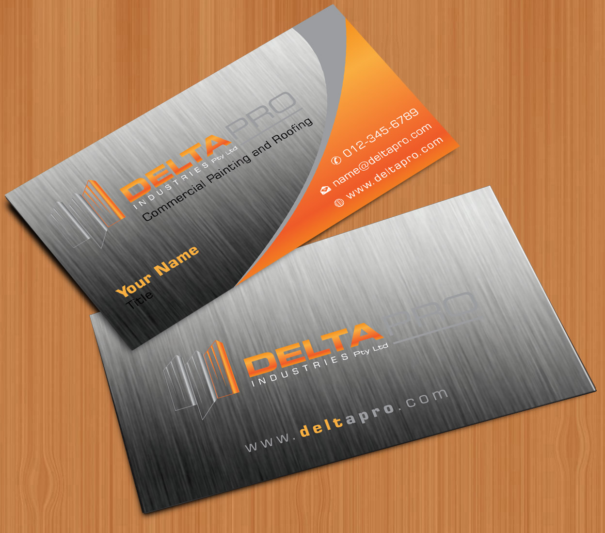 Business Card Design by Sbss for Delta Pro Industries Pty Ltd | Design #1724071