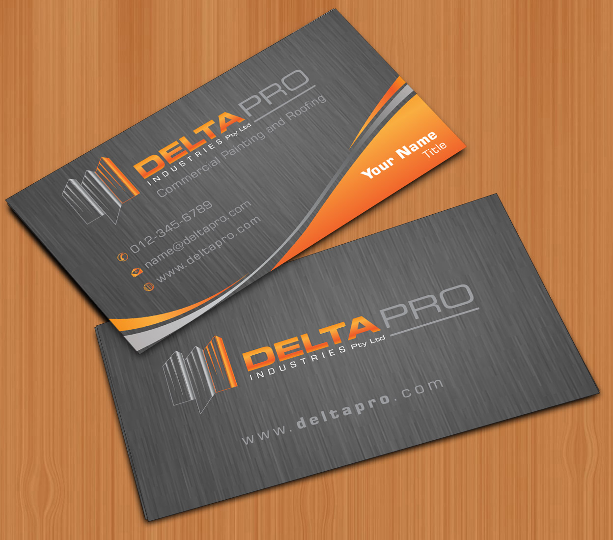 Business Card Design by Sbss for Delta Pro Industries Pty Ltd | Design #1724076