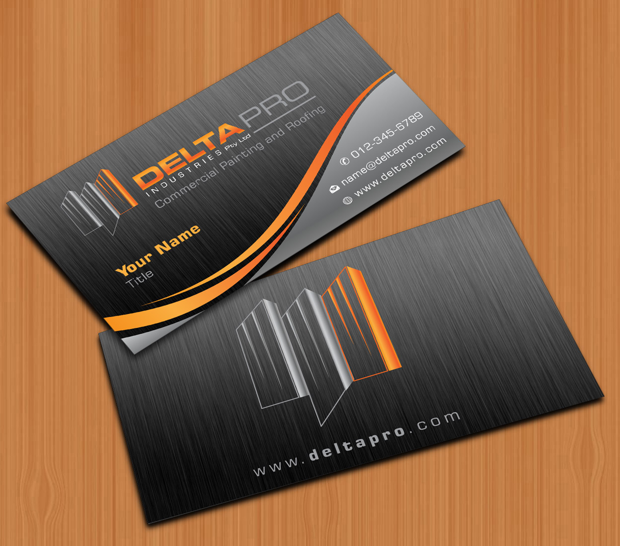 Business Card Design by Sbss for Delta Pro Industries Pty Ltd | Design #1724079