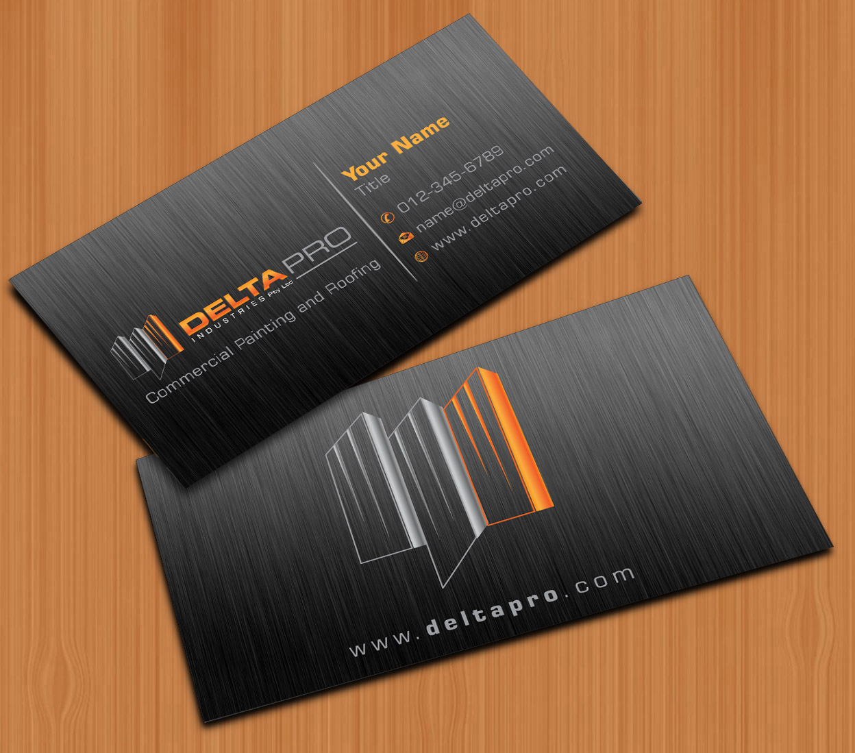 Business Card Design by Sbss for Delta Pro Industries Pty Ltd | Design #1724082