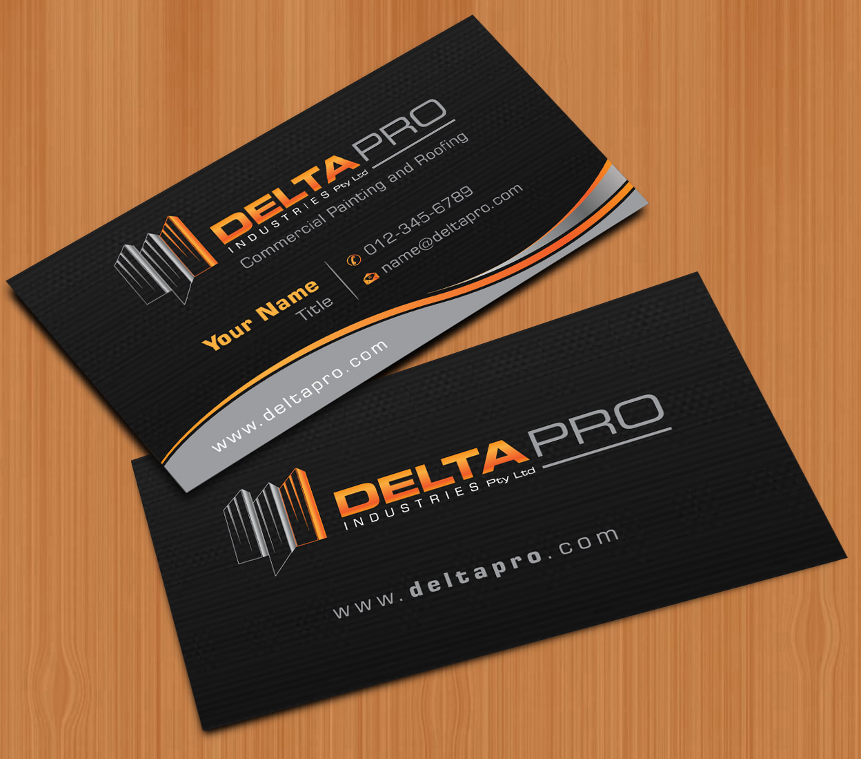 Business Card Design by Sbss for Delta Pro Industries Pty Ltd | Design #1724100