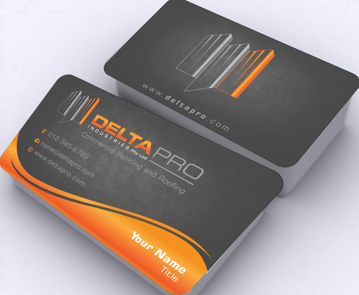 Business Card Design by Sbss for Delta Pro Industries Pty Ltd | Design #1724113
