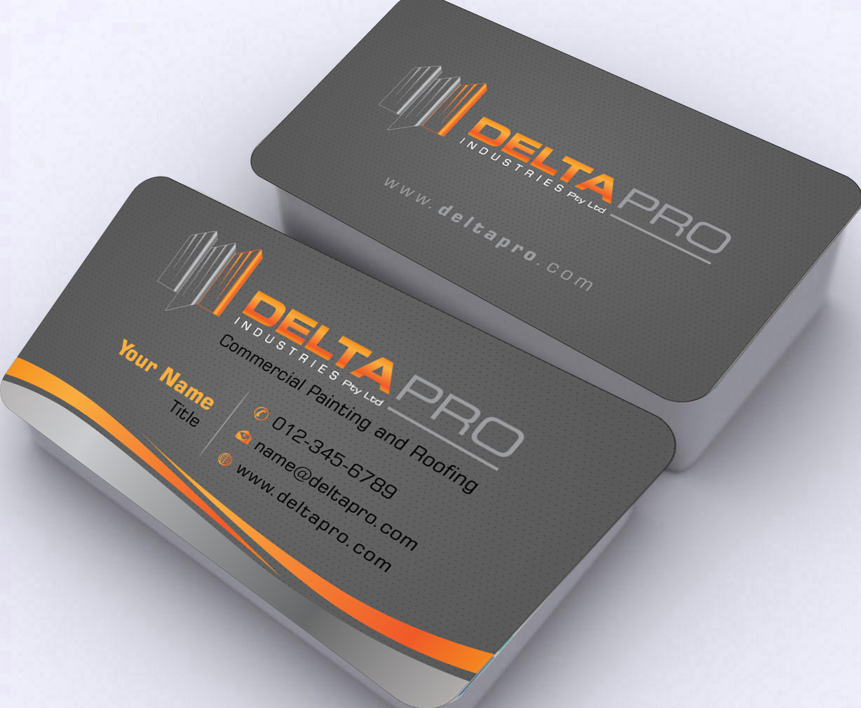 Business Card Design by Sbss for Delta Pro Industries Pty Ltd | Design #1724116
