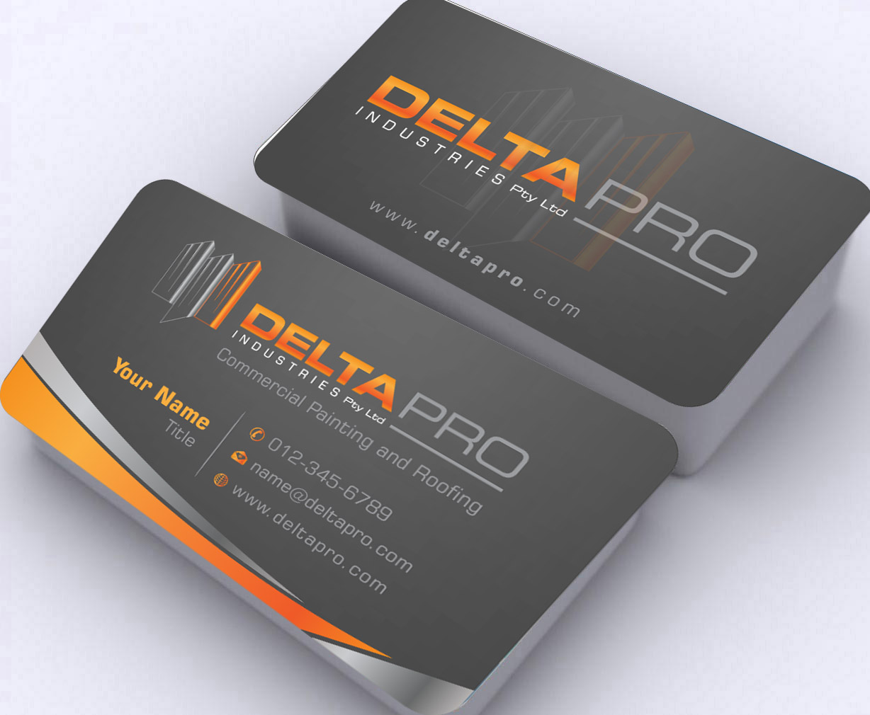 Business Card Design by Sbss for Delta Pro Industries Pty Ltd | Design #1724119