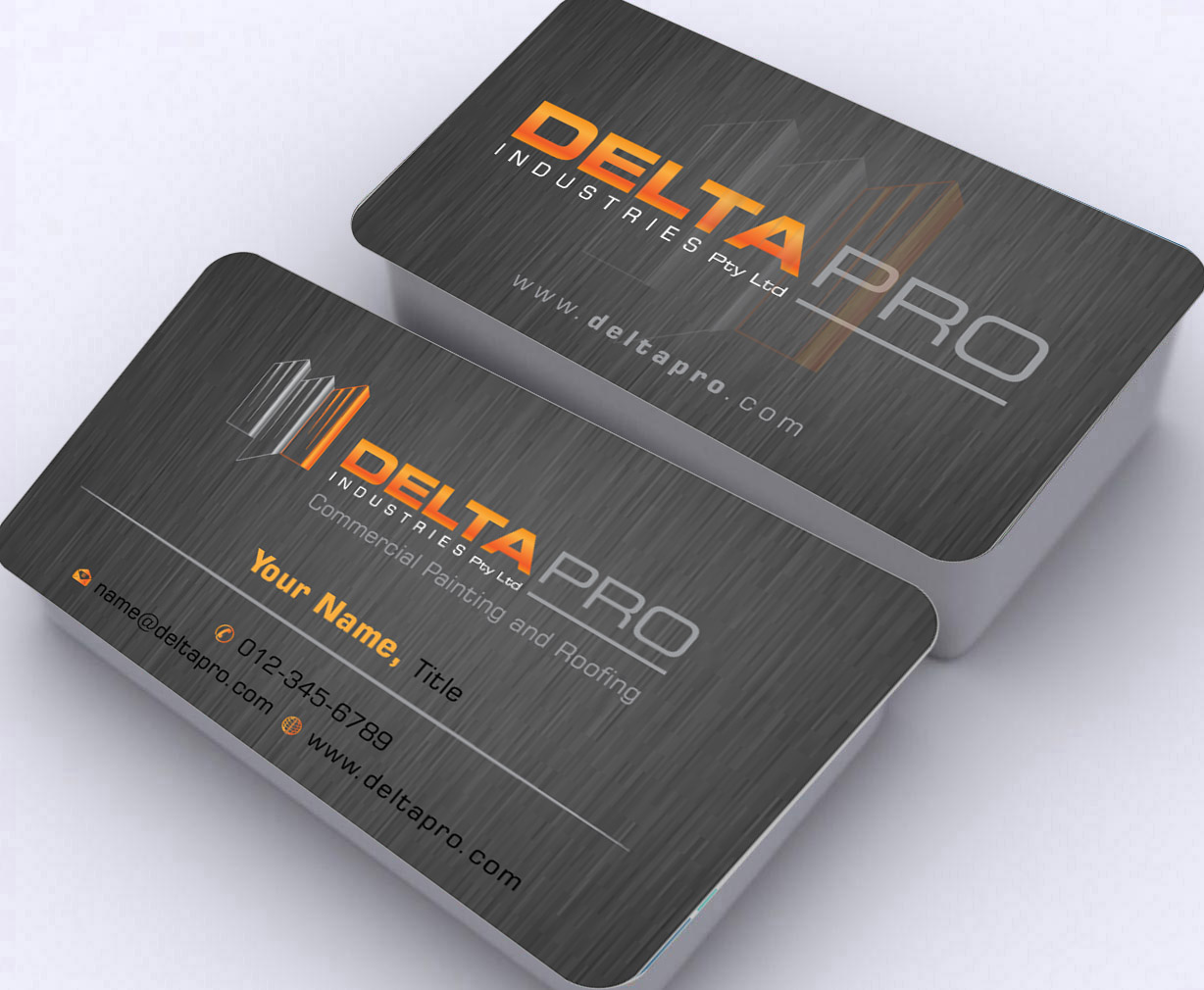 Business Card Design by Sbss for Delta Pro Industries Pty Ltd | Design #1724120
