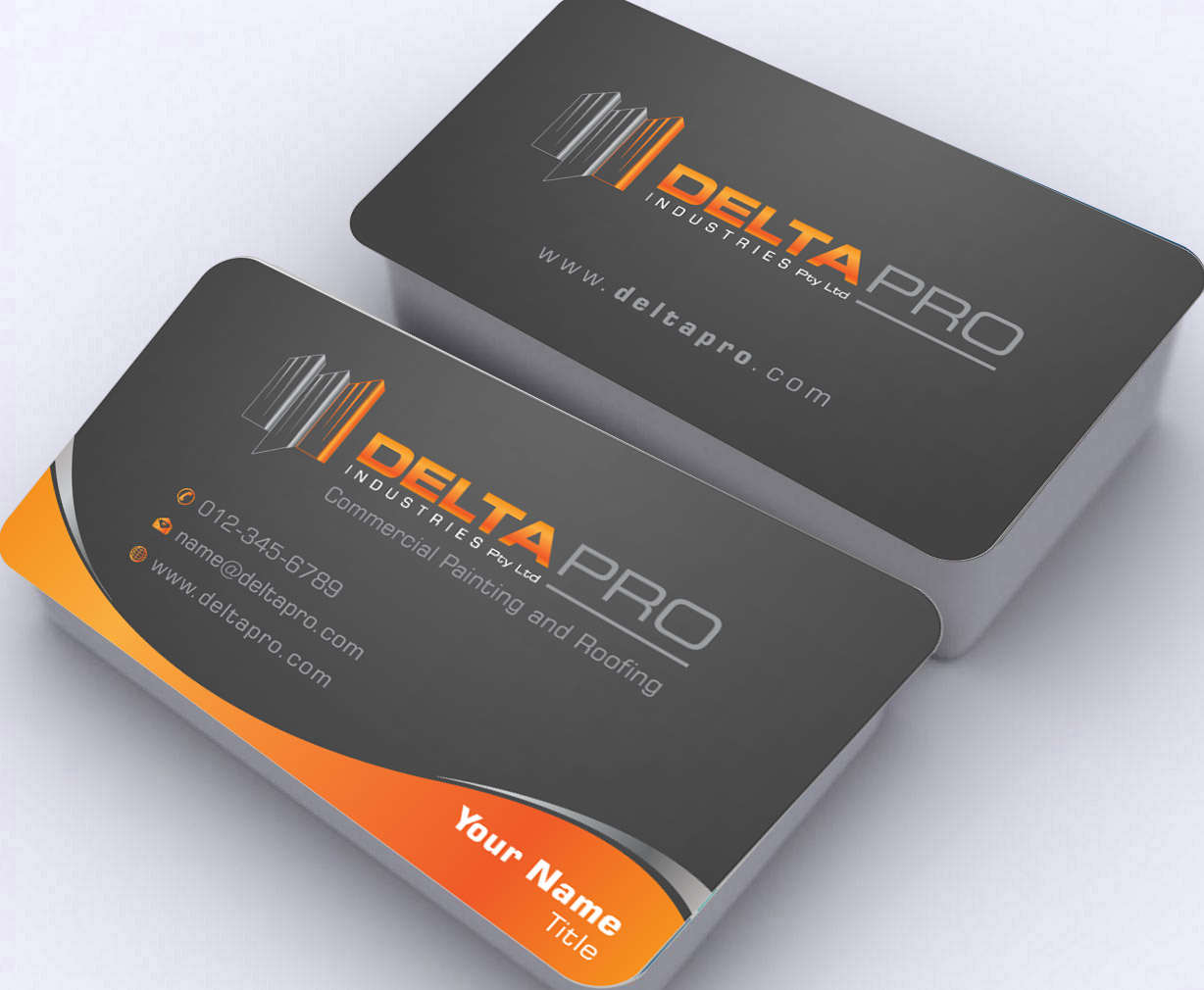 Business Card Design by Sbss for Delta Pro Industries Pty Ltd | Design #1724124