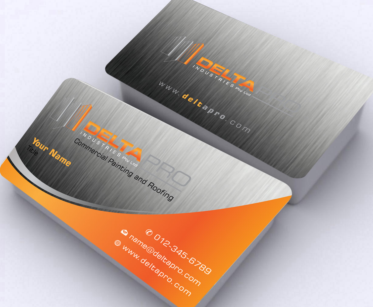 Business Card Design by Sbss for Delta Pro Industries Pty Ltd | Design #1724126