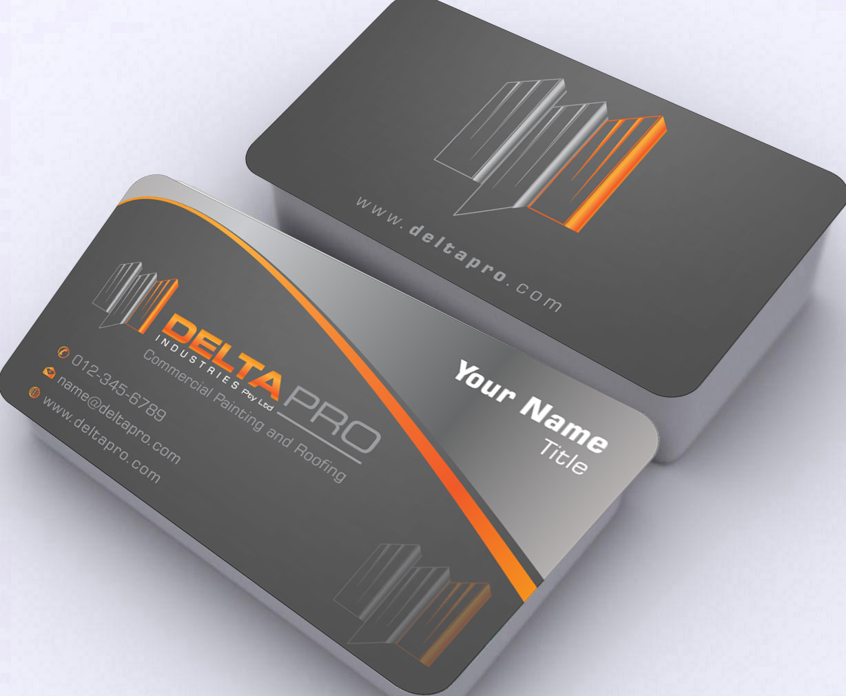 Business Card Design by Sbss for Delta Pro Industries Pty Ltd | Design #1724127