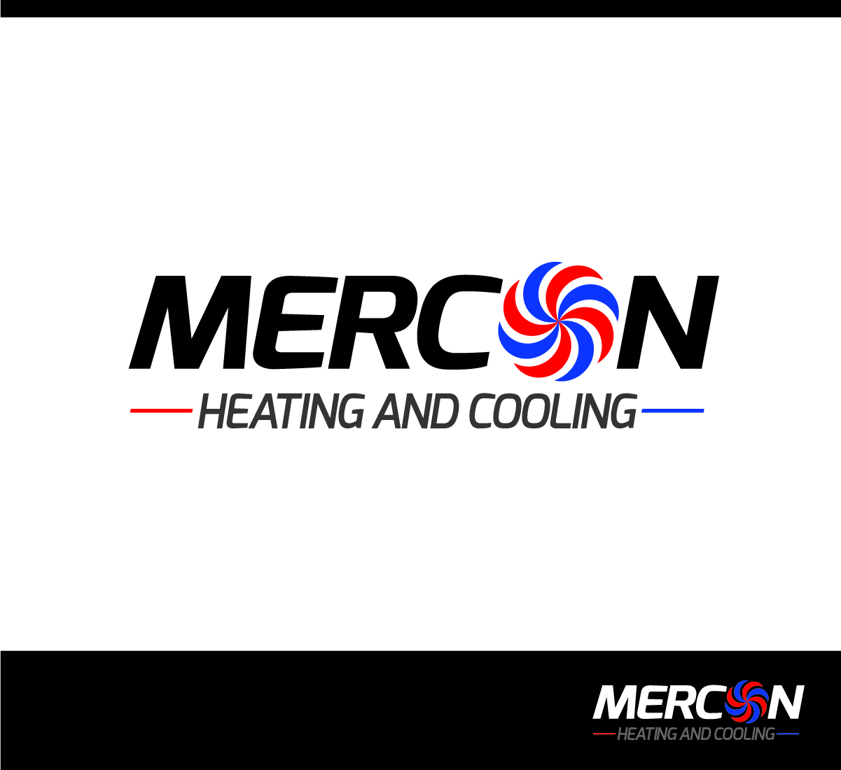 Logo Design by Logos + for Mercon Heating and Cooling | Design #1765377