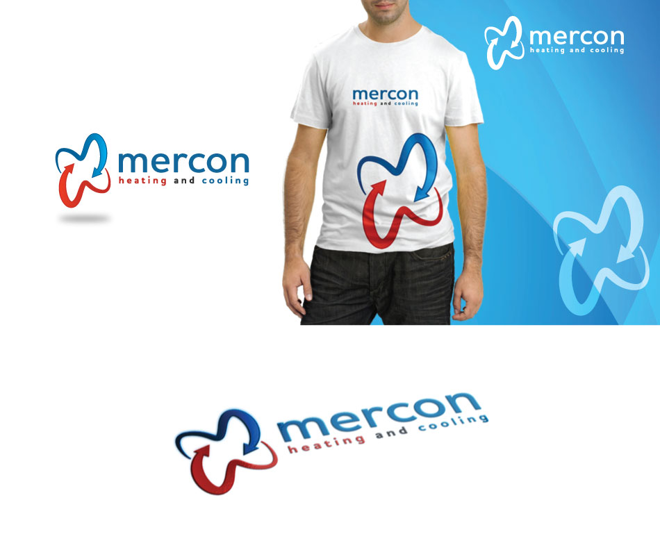 Diseño de Logo por Dizajn para Mercon Heating and Cooling | Diseño #1738751