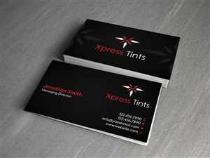 Business Card Design by Creations Box 2015 for XpressTints 2 | Design: #6620416