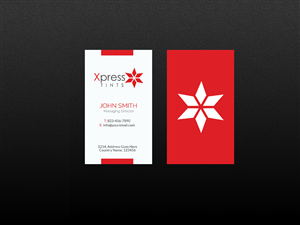 Business Card Design by Creations Box 2015 for XpressTints 2 | Design: #6620425