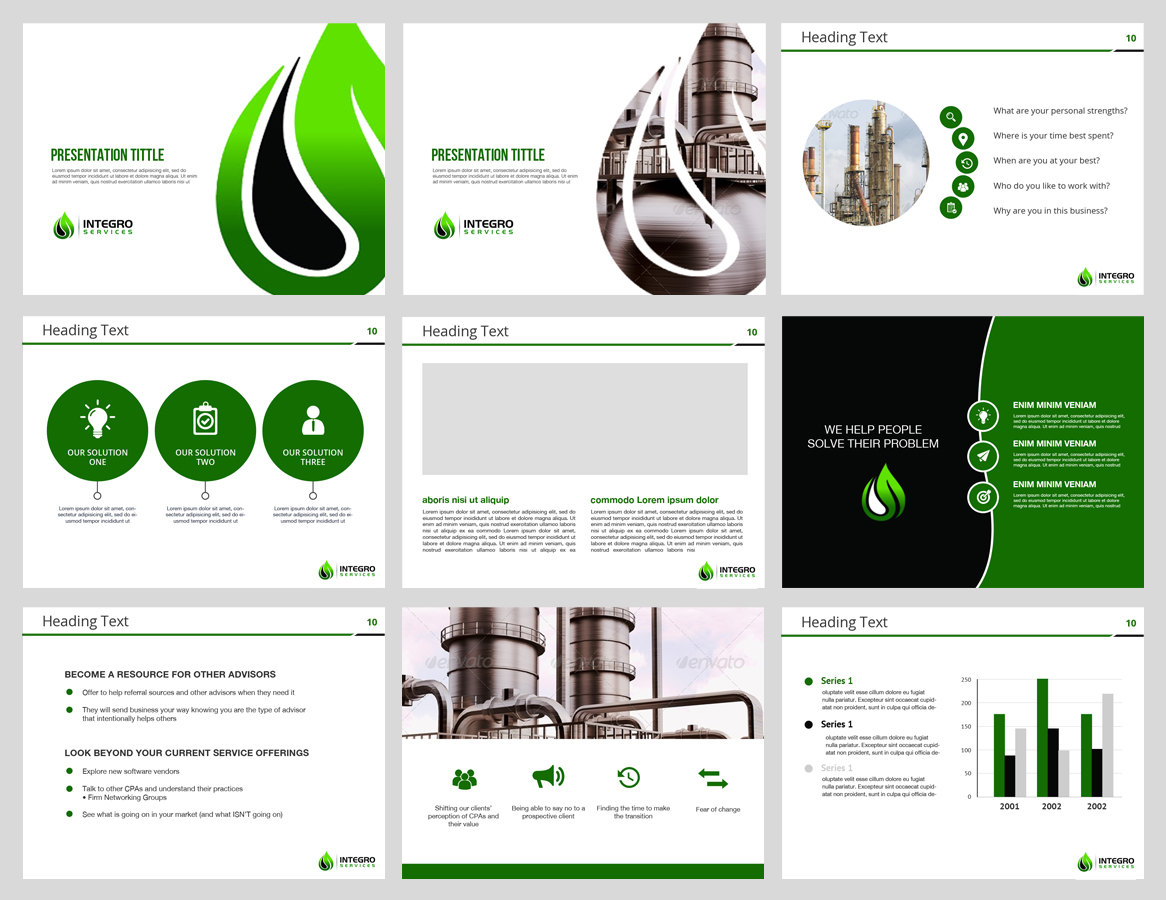 PowerPoint Design by AZ for Integro Services | Design #6653273