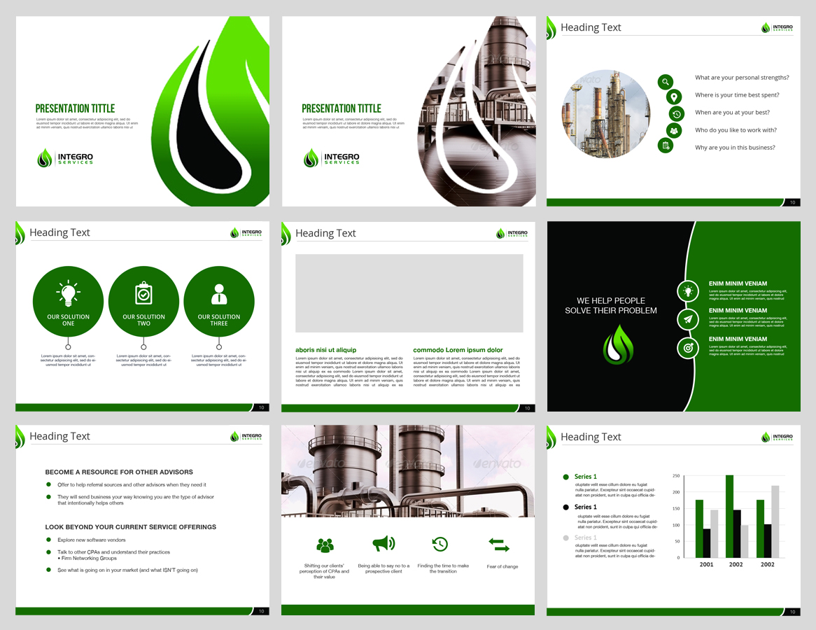 PowerPoint Design by AZ for Integro Services | Design #6653286