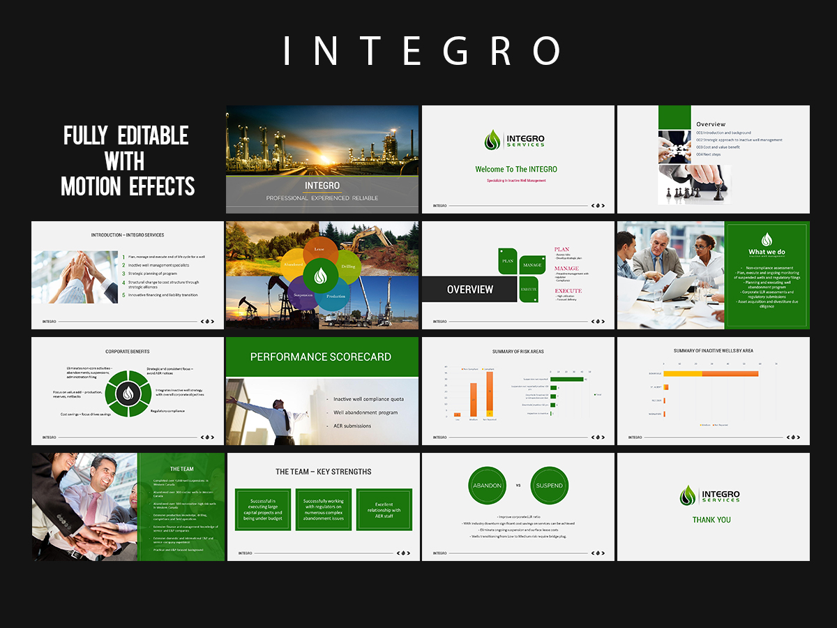 PowerPoint Design by Creative Youngers for Integro Services | Design #6658416