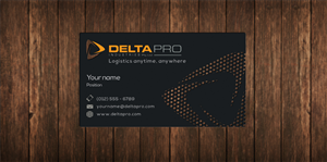 Create a Business Card Design Project for a new logistics company  | Visitenkarten-Design von MT
