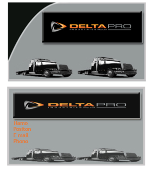 Visitenkarten-Design von Exclusive4U für Delta Pro Industries Pty Ltd | Design: #1724737