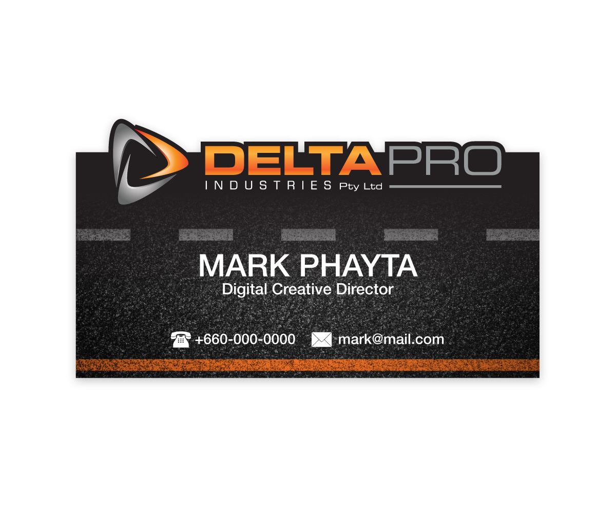 Business Card Design by markiez for Delta Pro Industries Pty Ltd | Design #1721963