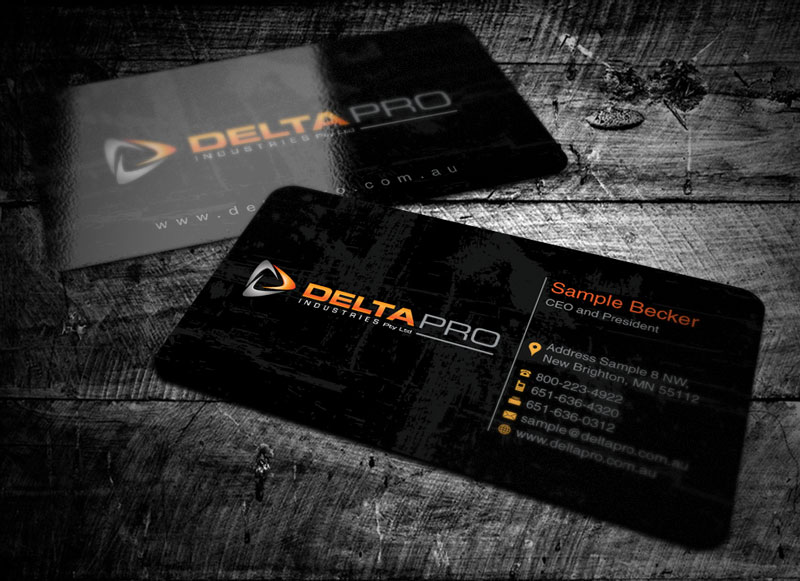 Visitenkarten-Design von Graph für Delta Pro Industries Pty Ltd | Design: #1720716