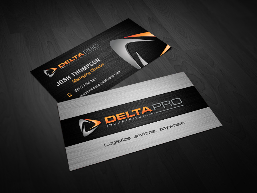 Business Card Design by Owaisias for Delta Pro Industries Pty Ltd | Design #1722399