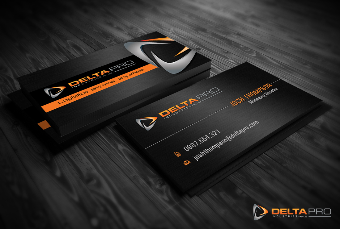 Business Card Design by Owaisias for Delta Pro Industries Pty Ltd | Design #1723445