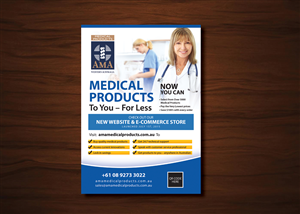 Flyer Design by uk for AMA Medical Products  | Design: #6618558