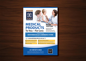 Flyer Design by uk for AMA Medical Products  | Design: #6618566