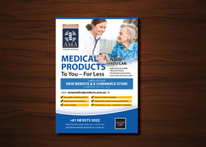 Flyer Design by uk for AMA Medical Products  | Design: #6618575