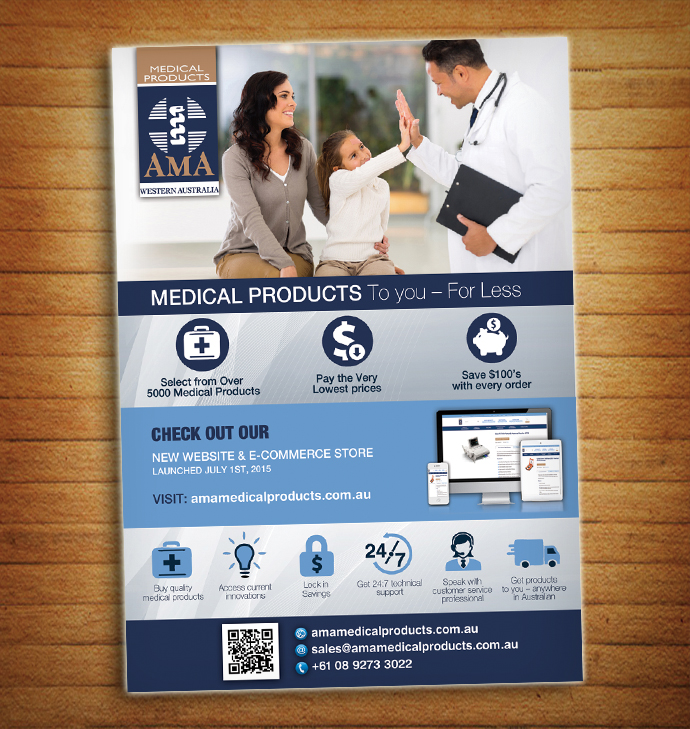 Flyer Design by alessandroevge for AMA Medical Products  | Design #6609351