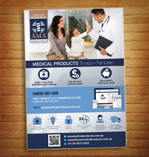 Flyer Design by alessandroevge for AMA Medical Products  | Design: #6609351