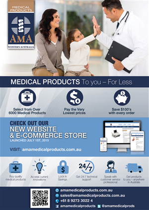 Flyer Design by alessandroevge for AMA Medical Products  | Design: #6630254