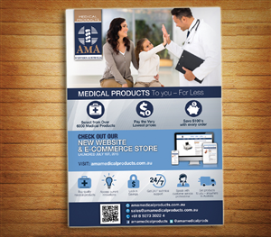 Flyer Design by alessandroevge for AMA Medical Products  | Design: #6630259