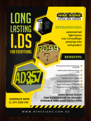 Flyer Design by debdesign for Mine Signs | Design #6675340