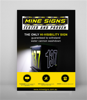 Design de Flyer par Svetlin Angelov pour Mine Signs | Design : #6642254