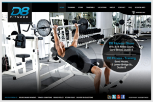 Web Design by Raymond for D8 Fitness | Design #6688746
