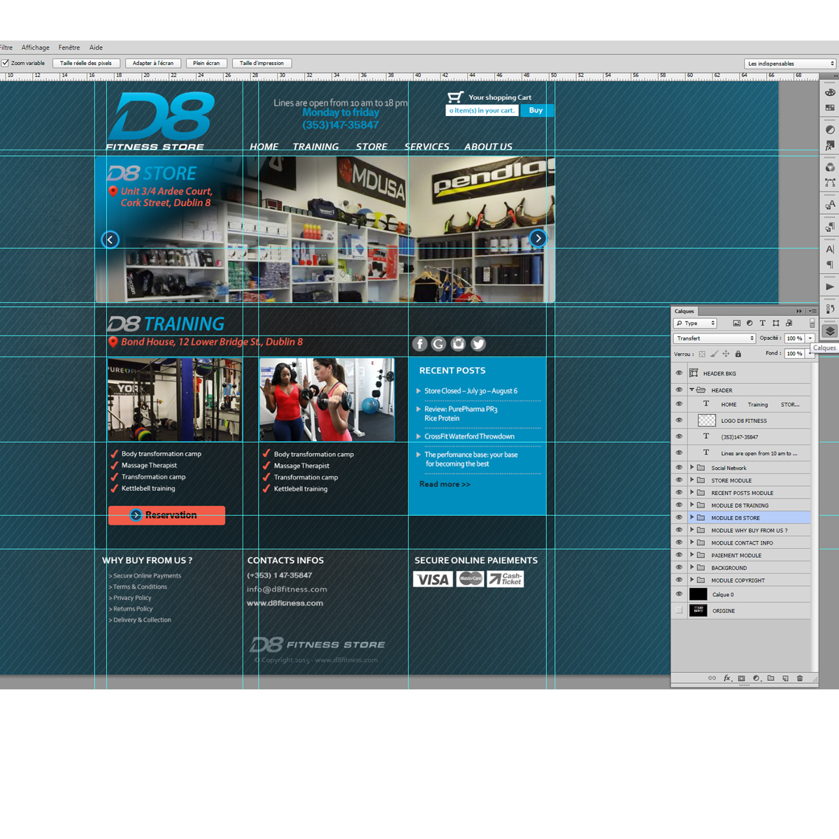 Web Design by Kadran for D8 Fitness | Design #6661036