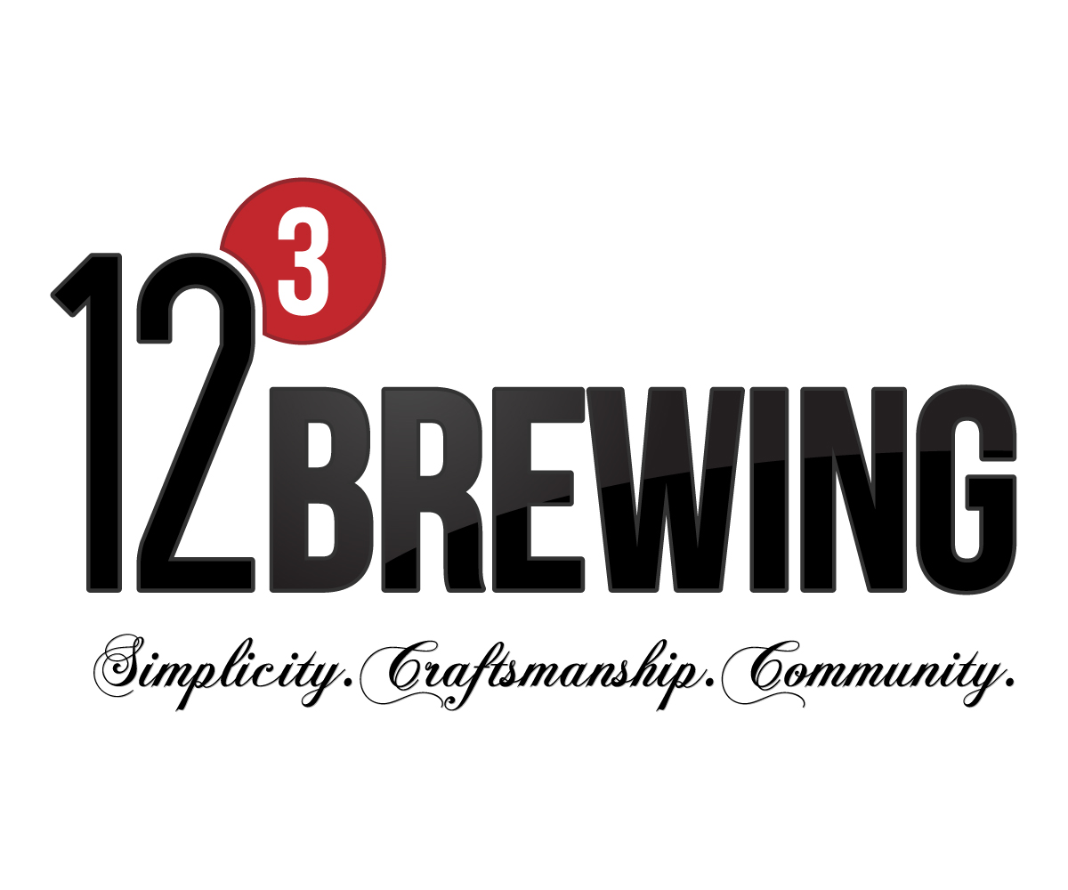 masculine upmarket babysitting logo design for triple 12 brewing babysitting logo