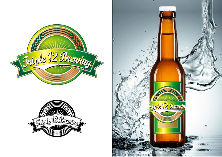 Logo Design by Reena for Triple 12 Brewing | Design #1731721