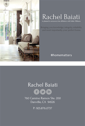 Design de Carte Postale par Lisa Inspektor pour ce projet | Design : #6637293