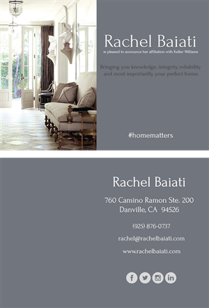 Design de Carte Postale par Lisa Inspektor pour ce projet | Design : #6646257