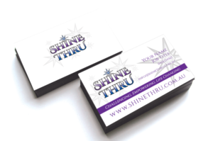 Logo and Business Card Design by Cyan Designs for Shinethru | Design: #7235563