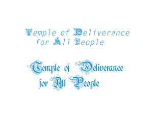 Logo-Design von AATH INFO SOLUTIONS für Temple of deliverance for all people  | Design #6616985