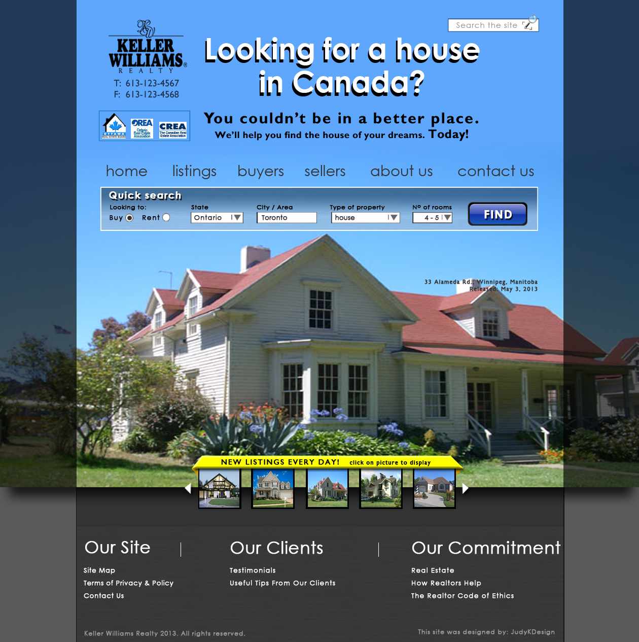 Web Design by JudyKDesign for this project | Design #1806222