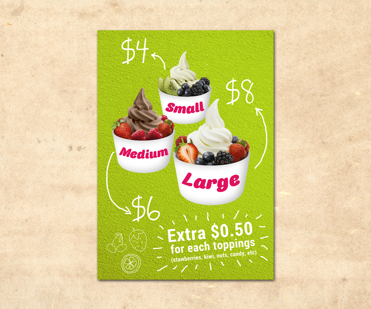 Grafik-Design von AlleMallec für Red Mango Fountain Gate | Design #6647598