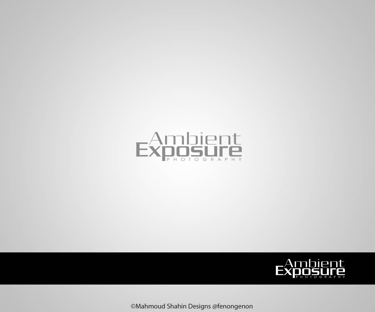 Logo Design by Mahmoud Shahin for Ambient Exposure Photography | Design #1722543