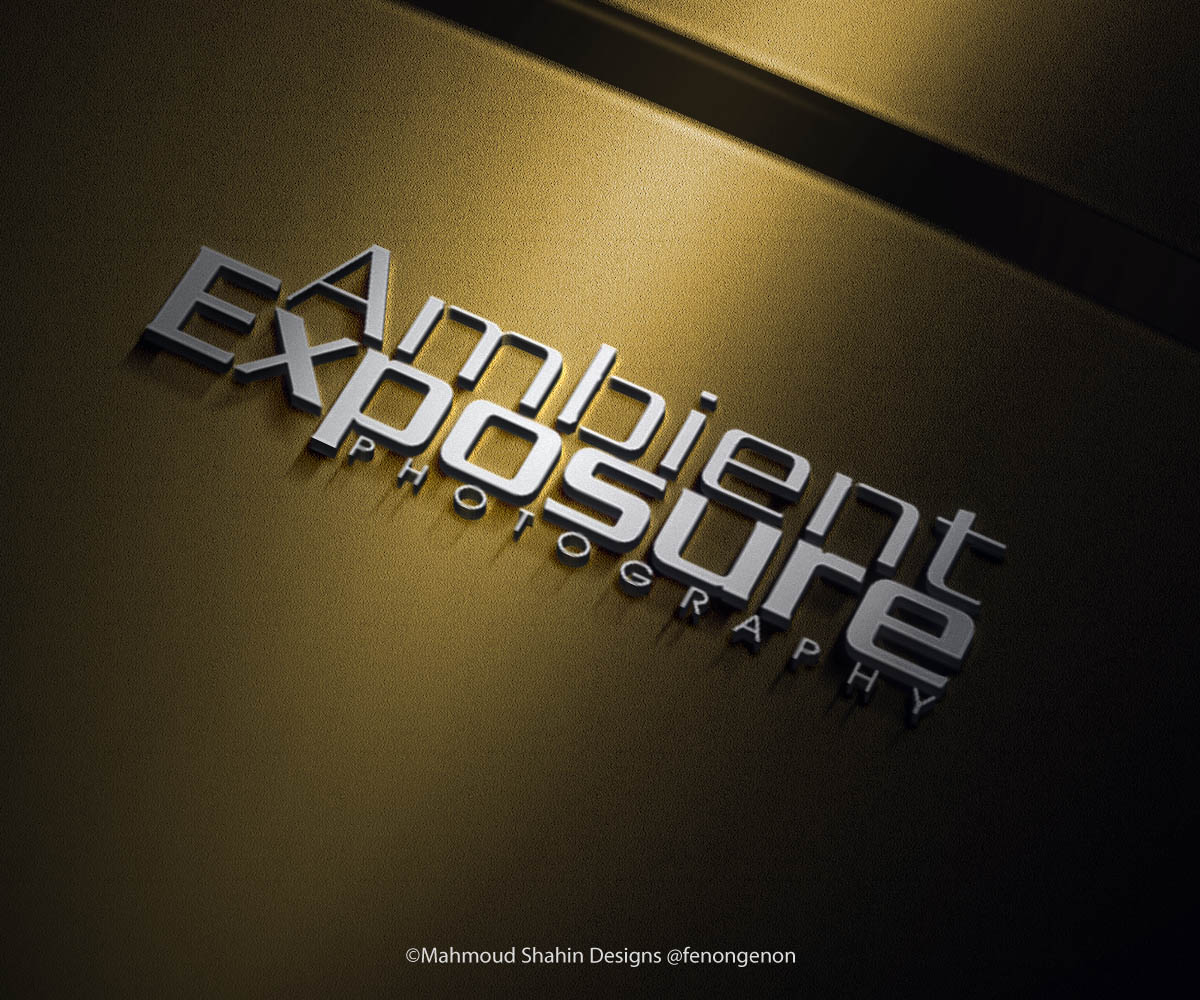 Logo Design by Mahmoud Shahin for Ambient Exposure Photography | Design #1722551