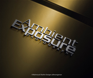 Logo Design by Mahmoud Shahin for Ambient Exposure Photography | Design: #1722551