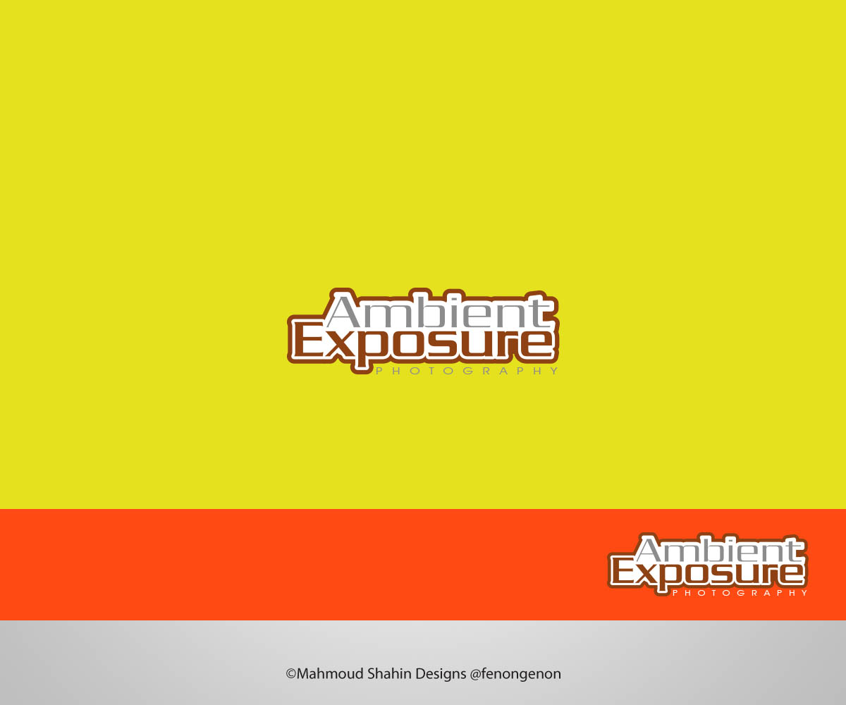 Logo Design by Mahmoud Shahin for Ambient Exposure Photography | Design #1722560