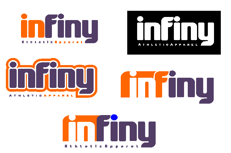 Logo Design by curtis bradley for infiny athletic apparel | Design #9972
